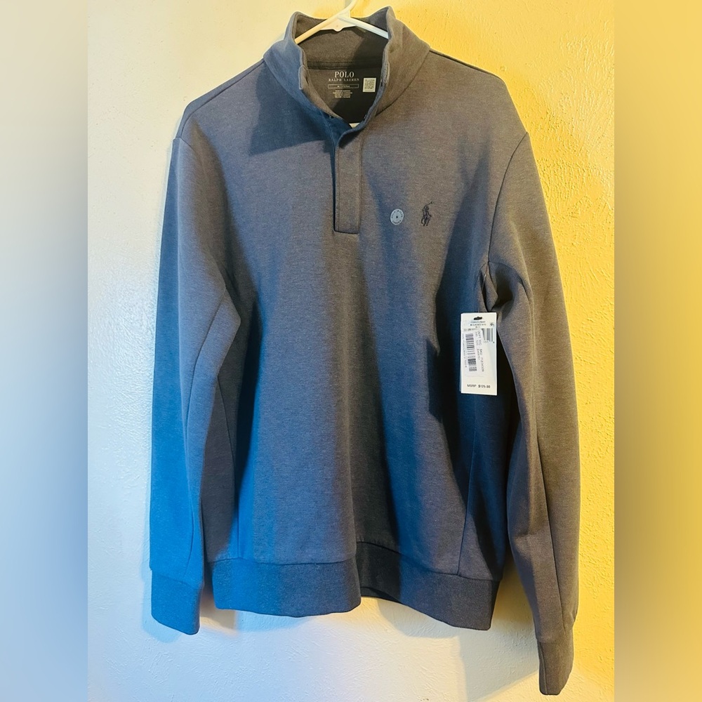 Polo Ralph Lauren Double-Knit Quarter Snap Pullover